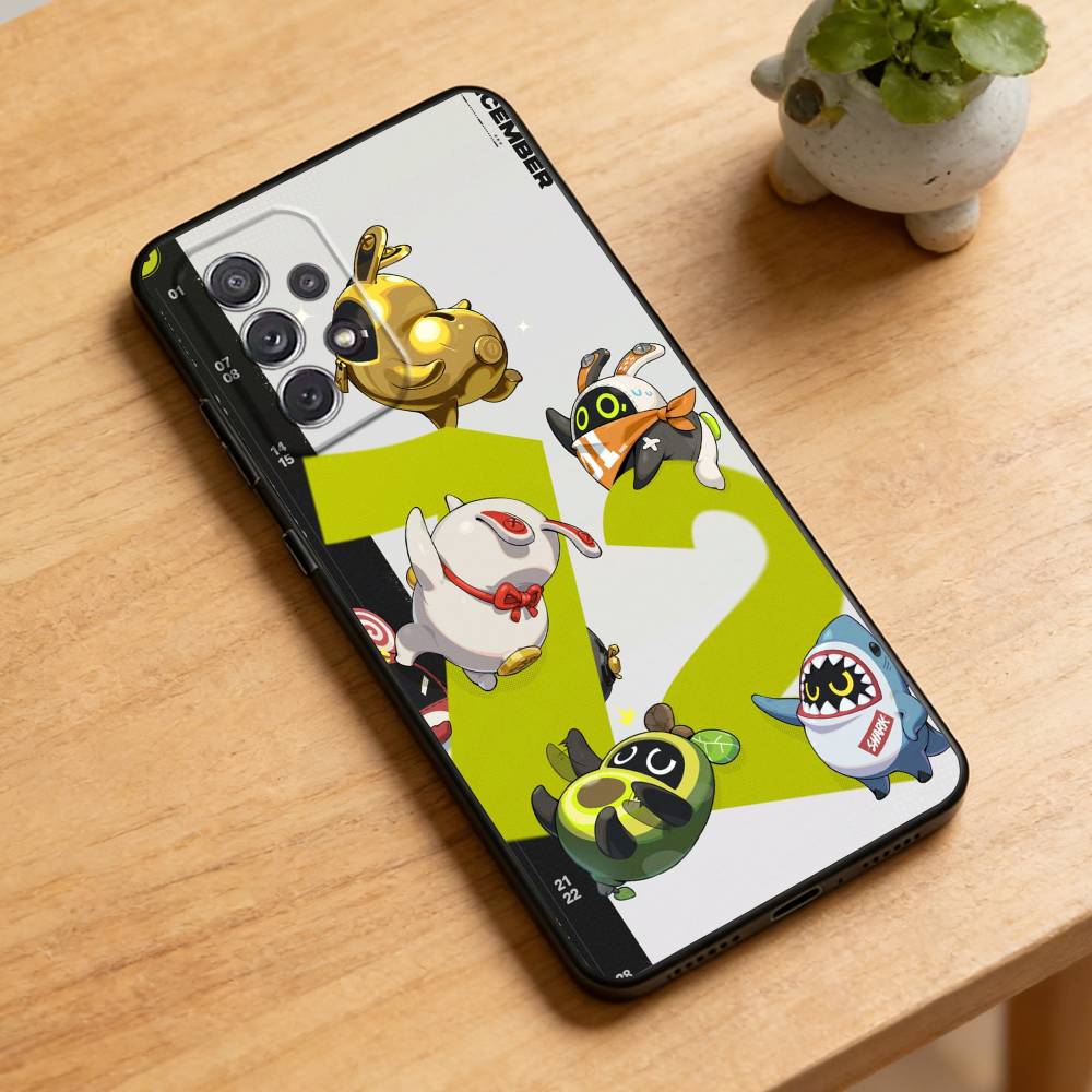 

Z-Zenless Z-Zone Zero Bangboo Phone Case For Samsung Galaxy A73,A72,A71,A70,A52,A51 Others Soft Black Cover Samsung a13 5g
