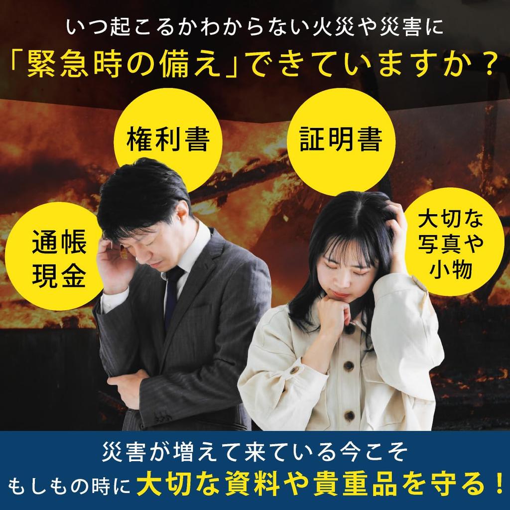 Fireproof Fireproof Disaster Fireproof Storage Home Large Can Store Money Collection Fireproof Storage Set of 2 Sizes Bag, Case, Zippered,