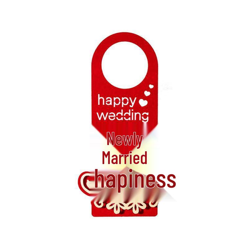 Wedding Double Happiness Door Handle Hangers (10 Pack)
