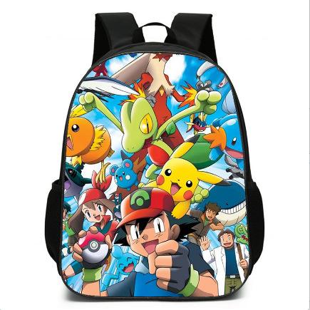 Pokémon Pokémon Backpack Student School Bag Cartoon Anime Backpack