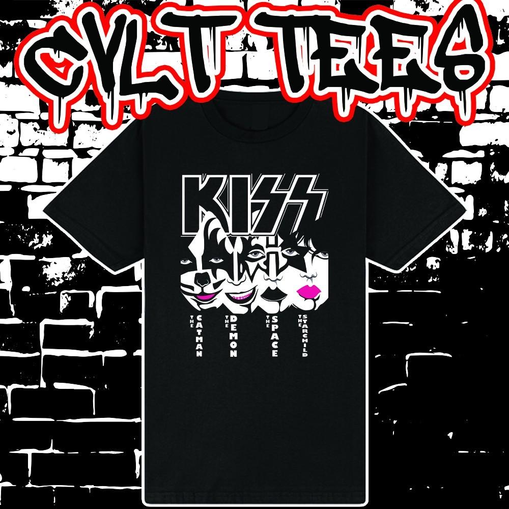 Футболка унисекс Kiss Members Band 100% хлопок M