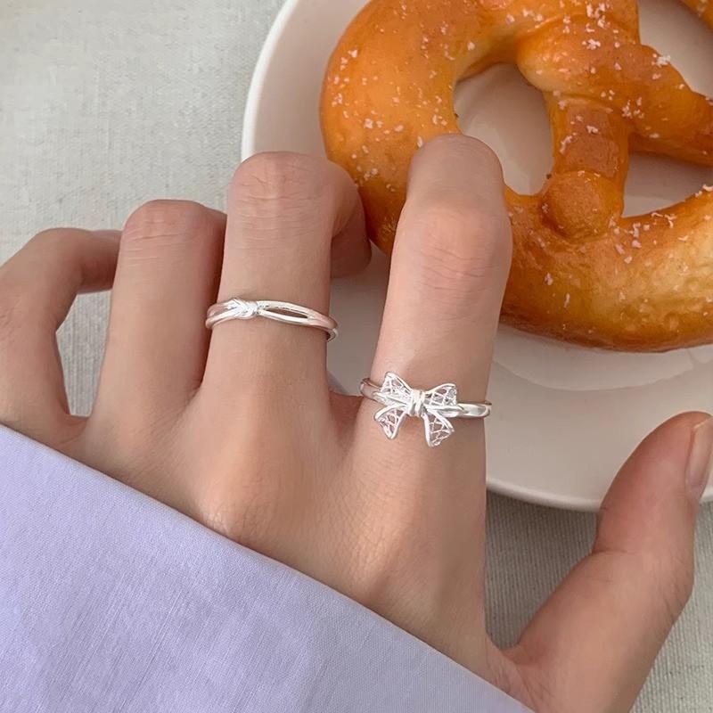 Butterfly Unique Adjustable Knot Floral Ring Collection Stylish Copper Geometric Design For Daily Wear