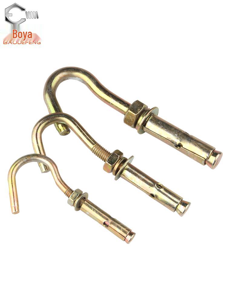 Color-Plated Zinc Expansion Ceiling Hook for Fans and Lights - M6/M8/M10/M12 Bolts