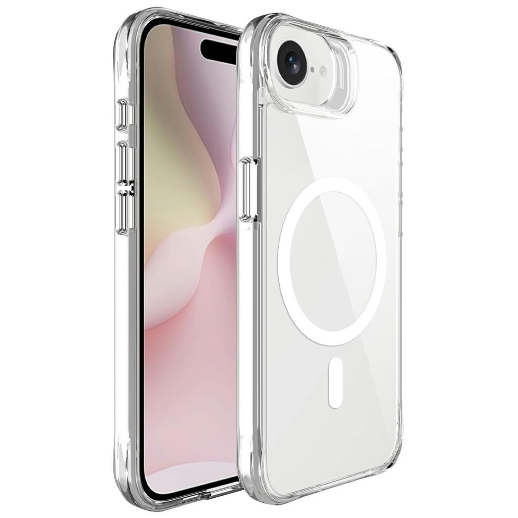 For iPhone 16e Case Compatible with MagSafe TPU + PC Clear Phone Cover