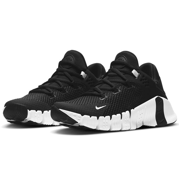 Nike Free Metcon 4 Black White Women Sneakers Volt CZ0596-010