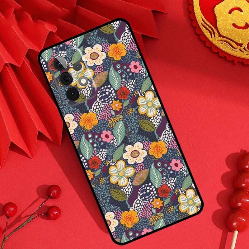 Floral Charm Secret Garden Case For Samsung Galaxy M15 M55 M31 M13 M11 M12 M14 M06 M16 M36 M56 M53 M32 M52 M35 M34 M54