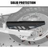 NICECNC Black Chain Guard Protector Aluminum CNC Compatible with DR650S 1996-2024, DR650SE 1996-2019
