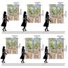 2pcs- Landscape printed curtains   pole bag curtains   Christmas decorations   home decorations   room decorations