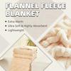 ltra-Soft 3D Plush 1pc Luxurious Fleece Blanket - Dense Weave for Exceptional Warmth, Cozy Flannel Throw