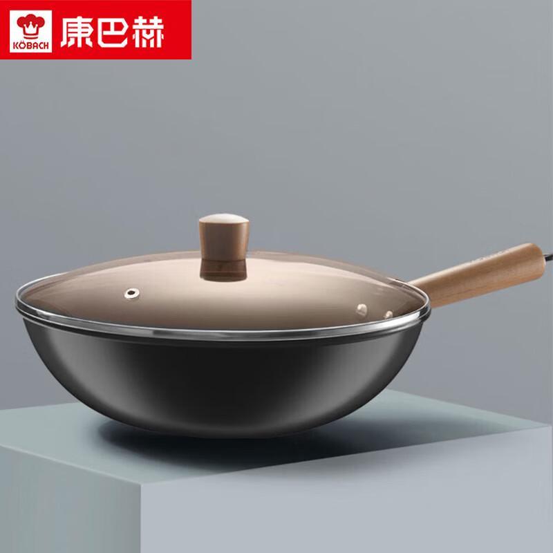 KOBACH 32cm Traditional Iron Wok