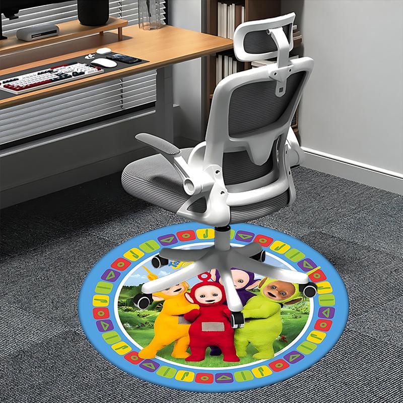 

Teletubbies Chair mat Round Rug-Office carpet, Non-slip, Suitable for Living Rooms, Bedrooms decor.1205181a 80cm by 80cm