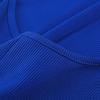 Women's Solid Color Ribbed Backless Camisole Jumpsuit with Chest Pad - Casual Yoga Wear