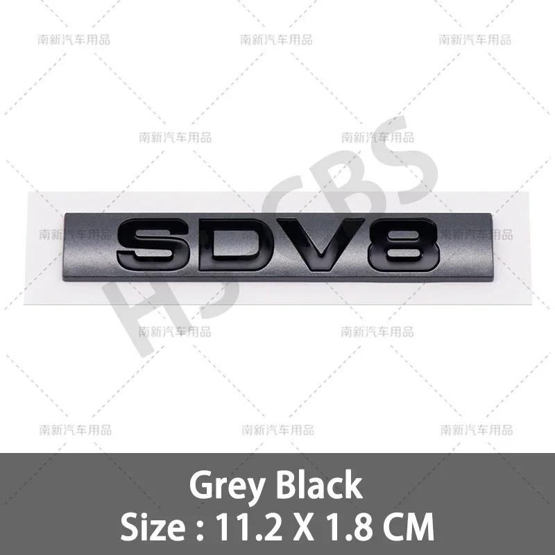 3D ABS HSE Luksusowy Znak SCV6 SCV8 SDV6 SDV8 Emblemat Tylnej Klapy Bagażnika Naklejki na Błotniki Samochodowe Do Discovery Velar Range Rover