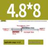 Stainless Steel Countersunk Flat Head Aluminum Open-End Pop Rivet for Decoration
