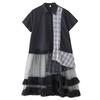 Short Sleeve Plus Size Vintage Patchwork New In Dresses for Women Casual Loose Long Summer Shirt Dress