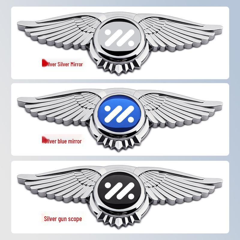 Front Hood Emblem & Wings for IM L6/LS6/L7/LS7 - 3D Decorative Car Sticker