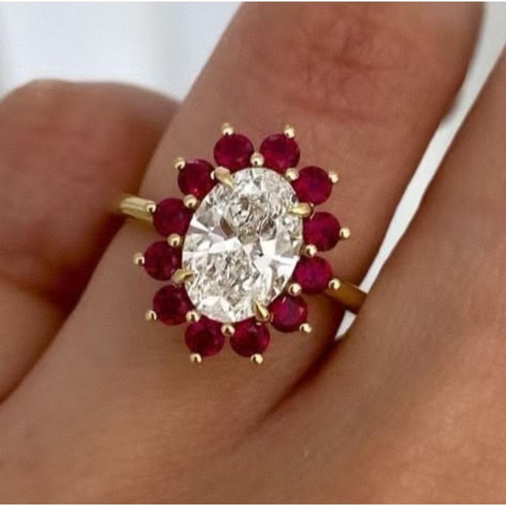 

Роскошное новое кольцо в форме цветка, простое нишевое кольцо, легкая роскошь, универсальное No. 10