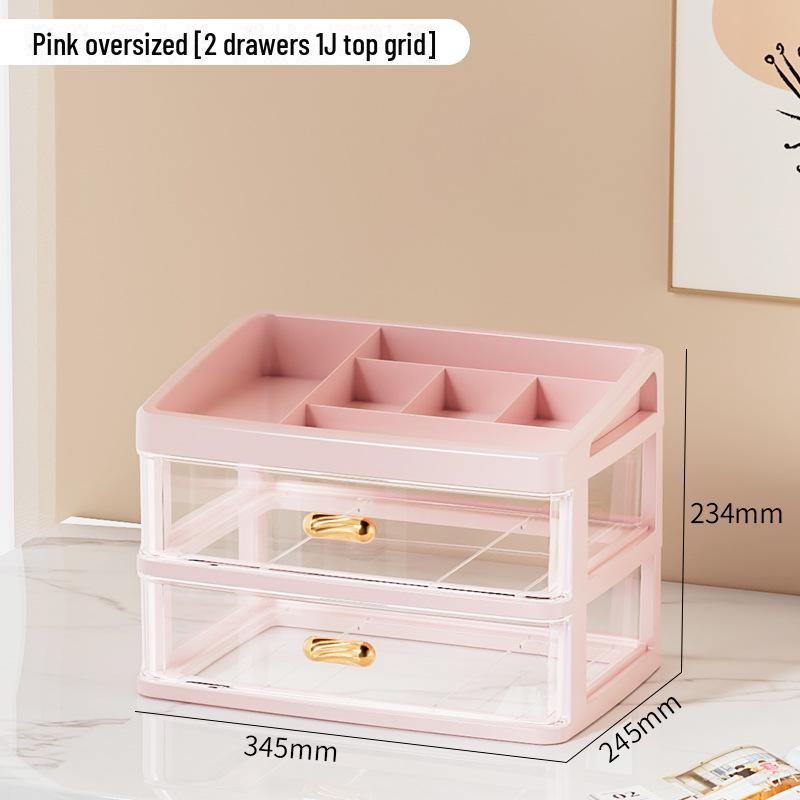 Plastic Drawer Desktop Organizer for Stationery and Cosmetics