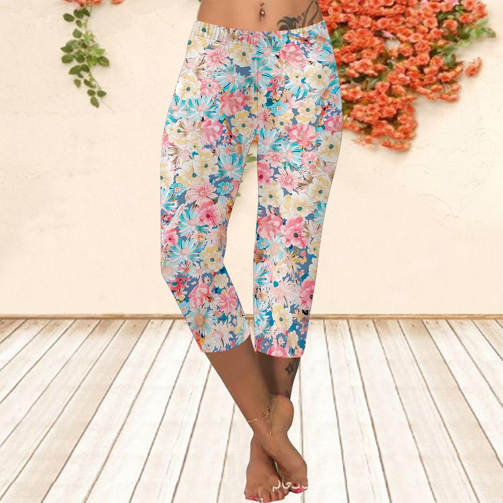 Купить Короткие летние леггинсы, короткие леггинсы, леггинсы больших ...