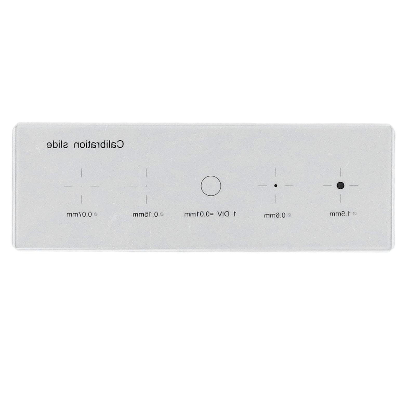 

Калібрувальна лінійка для мікроскопа 0,01 мм1.5мм SiO2 Точна калібрувальна пластина для мікроскопа