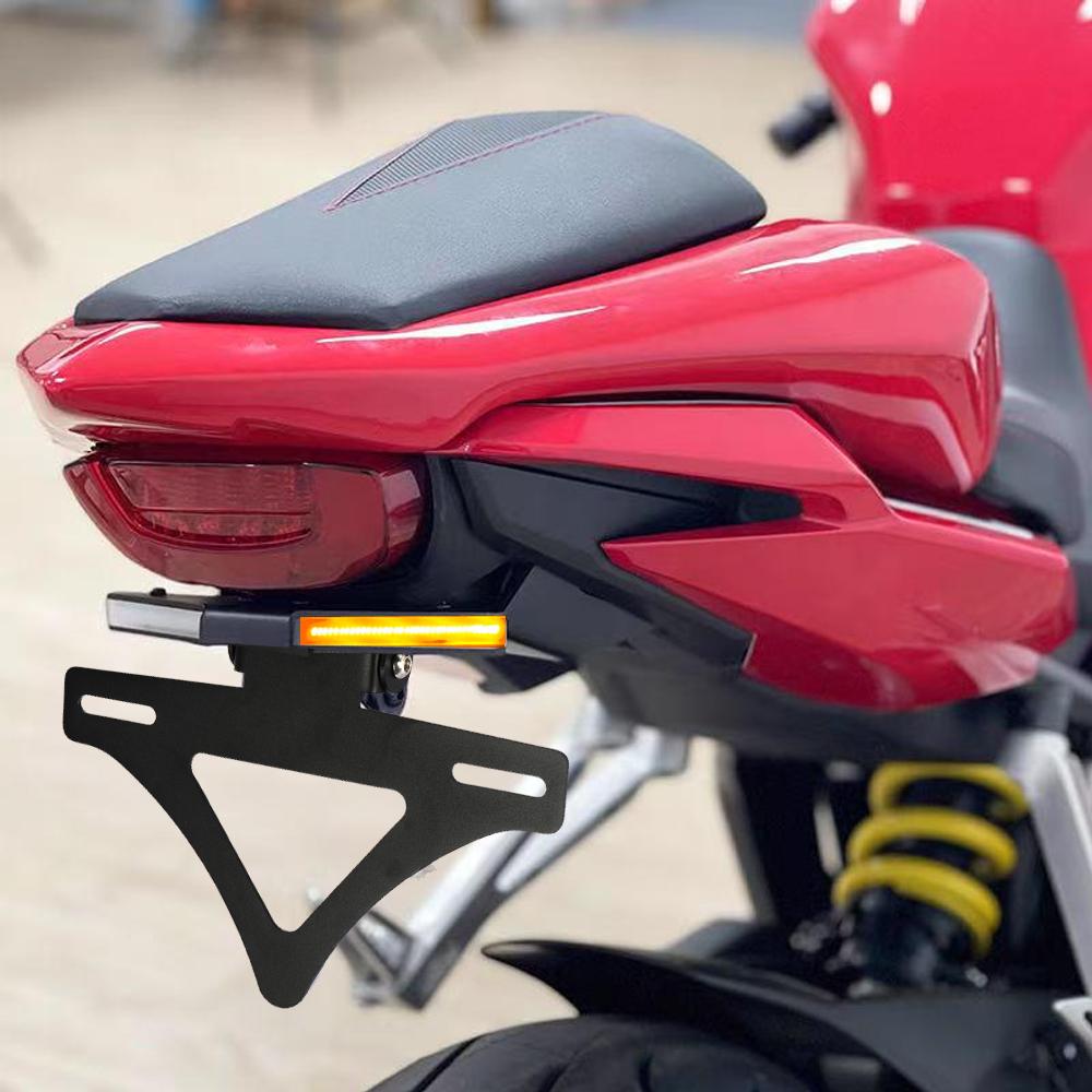 For Honda CB650R CBR650R 2021-2025 Motorcycle License Plate Holder LED Light Tail Tidy Fender Eliminator CB 650R CBR 650 R
