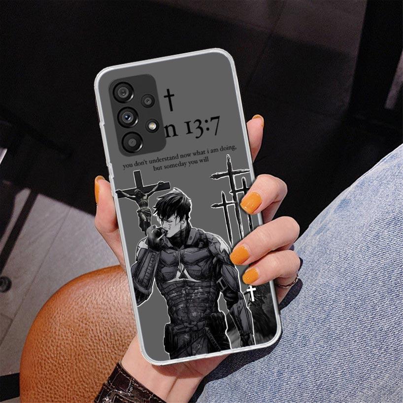 Son Of God Jesus Cross Holy Light Phone Case For Samsung Galaxy A52 A32 A22 A12 A51 A31 A50S A30S A20S A10S Note 20 Ultra 10 Plu