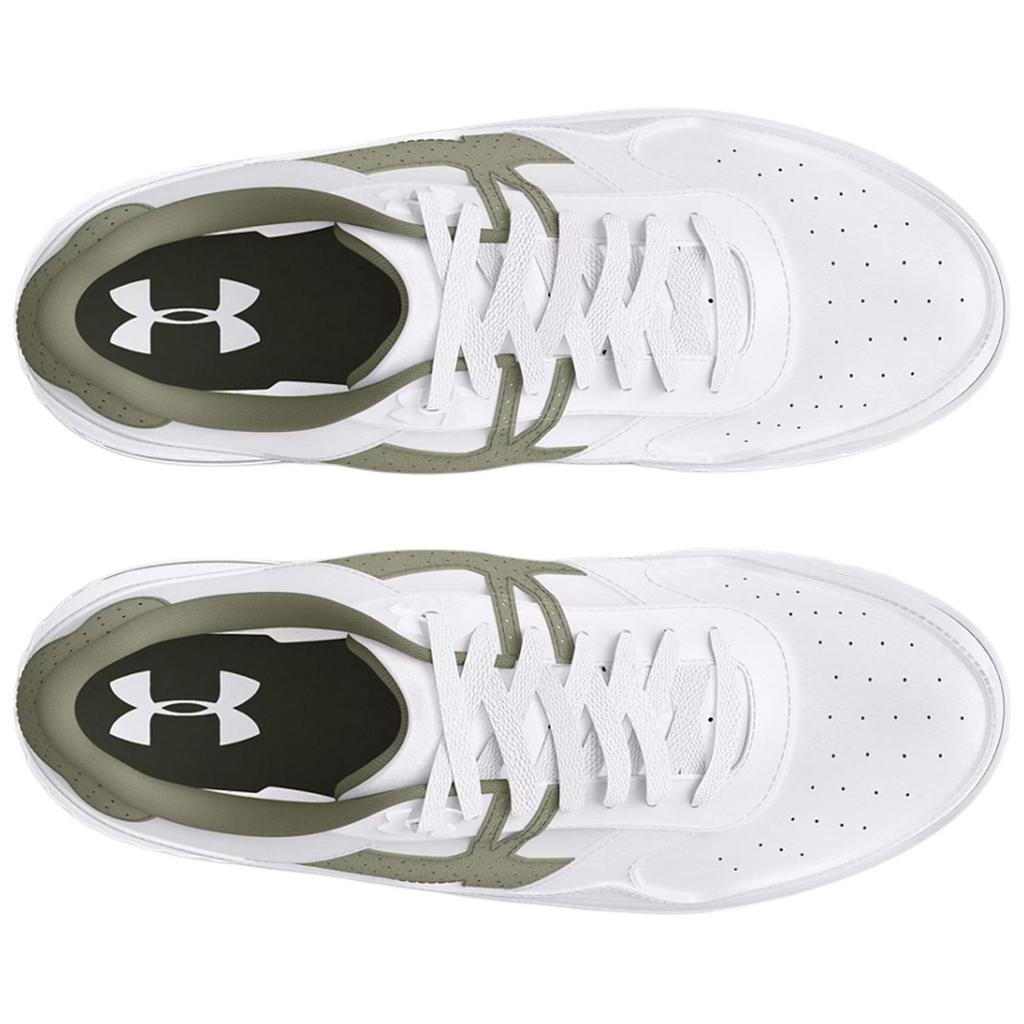 Under Armour Court 96 Ruskind Dame Hvid Grove Grøn 3028766-102