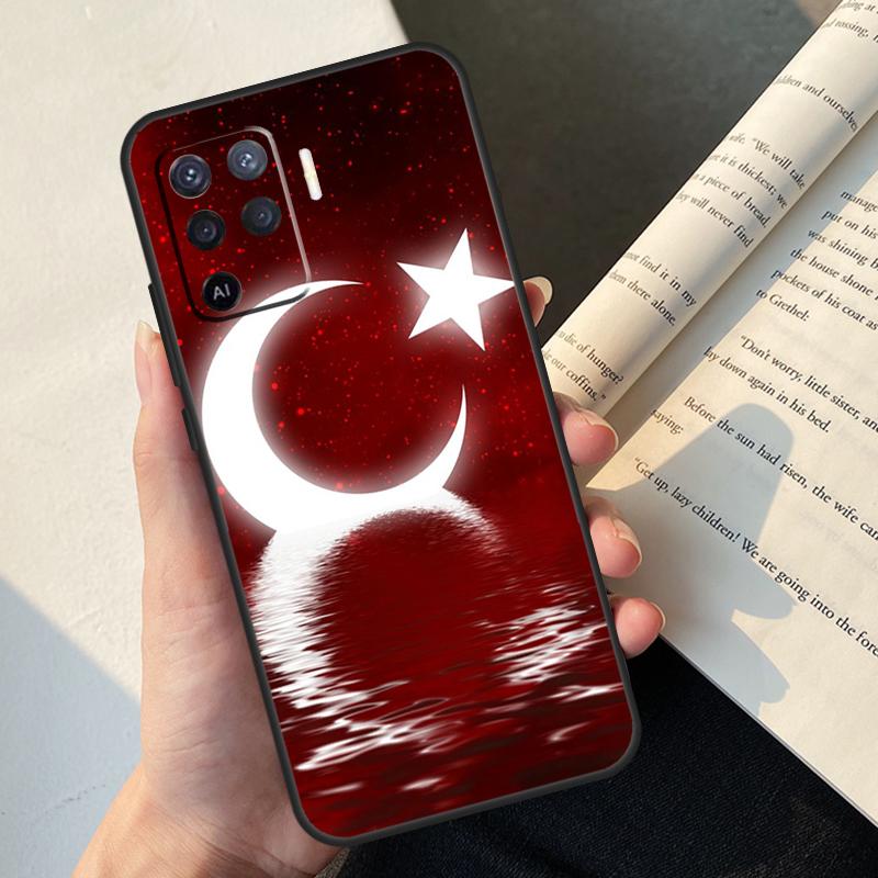 

Turkey Turkish Flag Case For Oppo A58 A98 A78 A18 A38 A60 A80 A40 A77 A57 A17 A74 A54 A94 A96 A76 A16 A15 A5 Pro OPPO A16