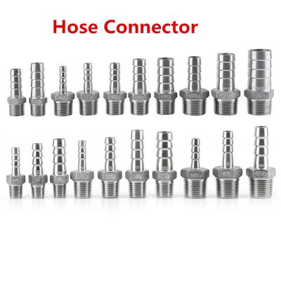20 Size Stainless Steel Male Thread Pipe Fitting Hose Tail Connector