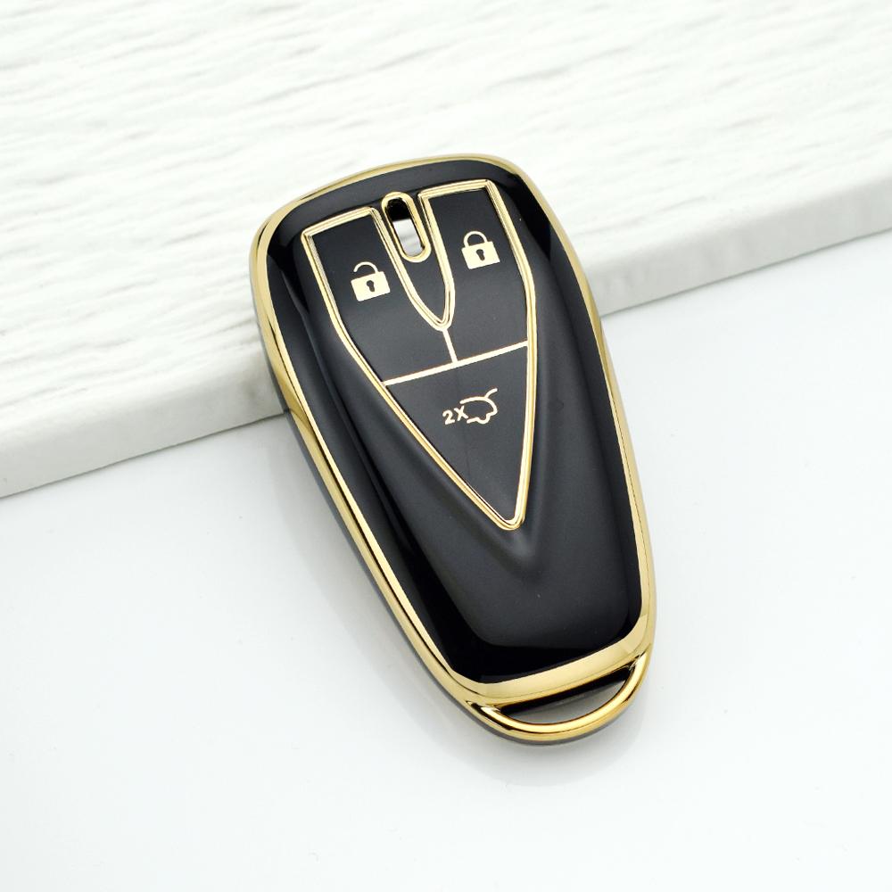 Tpu Car Key Case Cover For Changan Cs75 Plus Cs55 Plus Cs35 Plus Unit Unik Oshan X7 X5 3 Buttons Anti-Scratch Key Holder Keyring