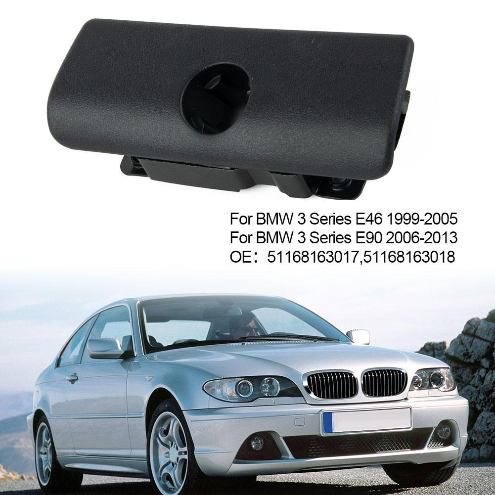 1 szt. Zamek z klamką do schowka Zespół zamka do BMW Seria 3 E46 E90 Czarny ABS Wnętrze Klamka zamka Akcesoria samochodowe ciężarowe