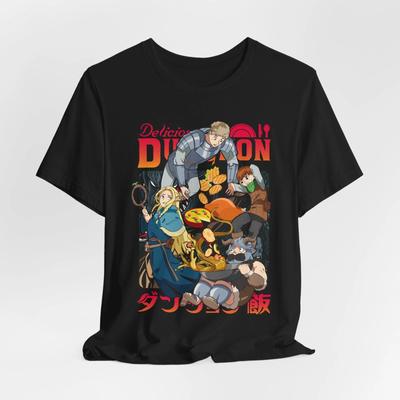 Dungeon Meshi Unisex Tee – Perfect Anime Shirt for Gamers and Fantasy Fans