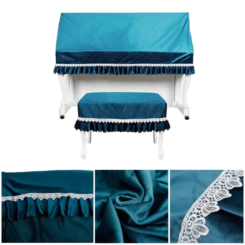 Soft Piano Keyboard Dust Cover, 88 Keys Protective Dust Cover Key Cover for Electronic Keyboard Digital Piano Dust Cover