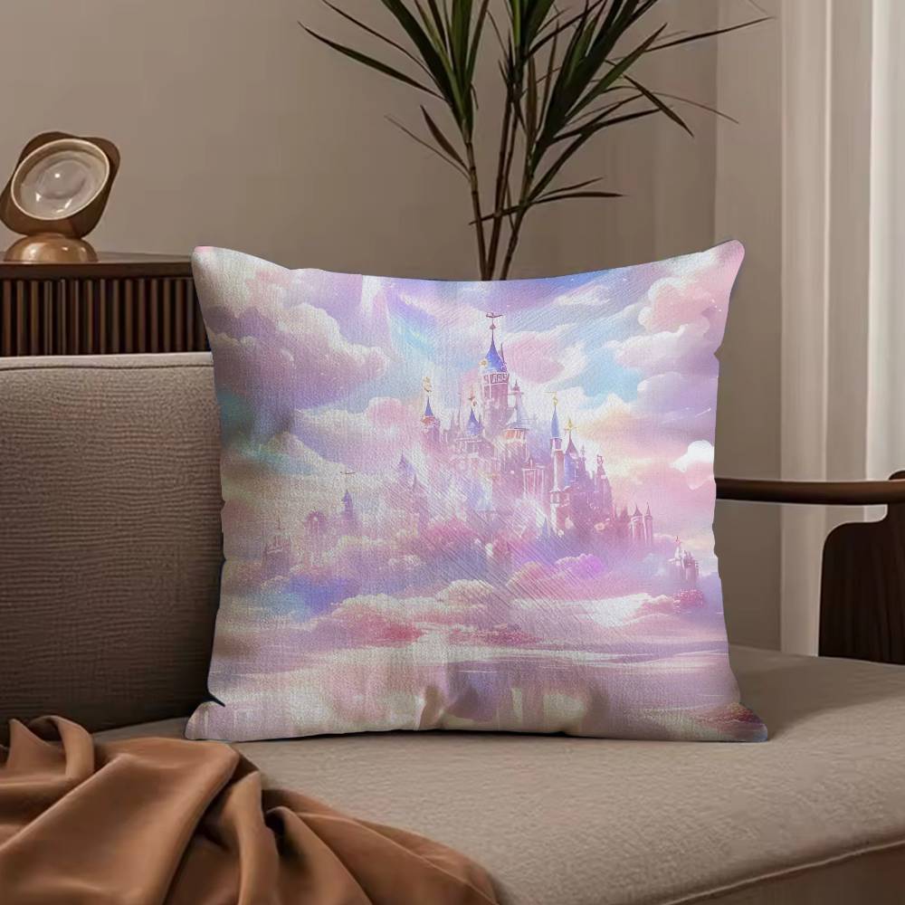 Anime Dreamy Castle Pillow Case null