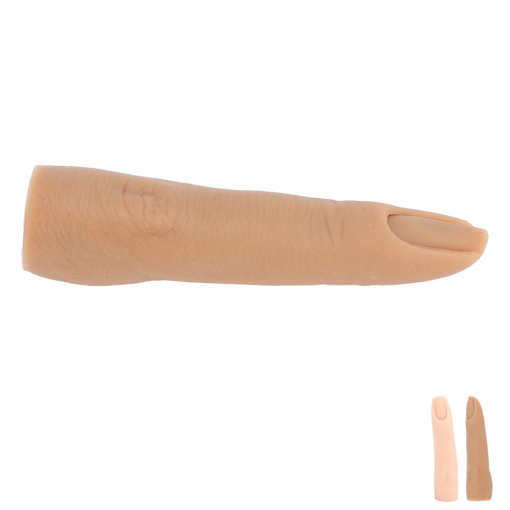 Silicone Practice Fingers for Acrylic Nails Soft To Touch Realistic Flexible Bendable Nail Training 