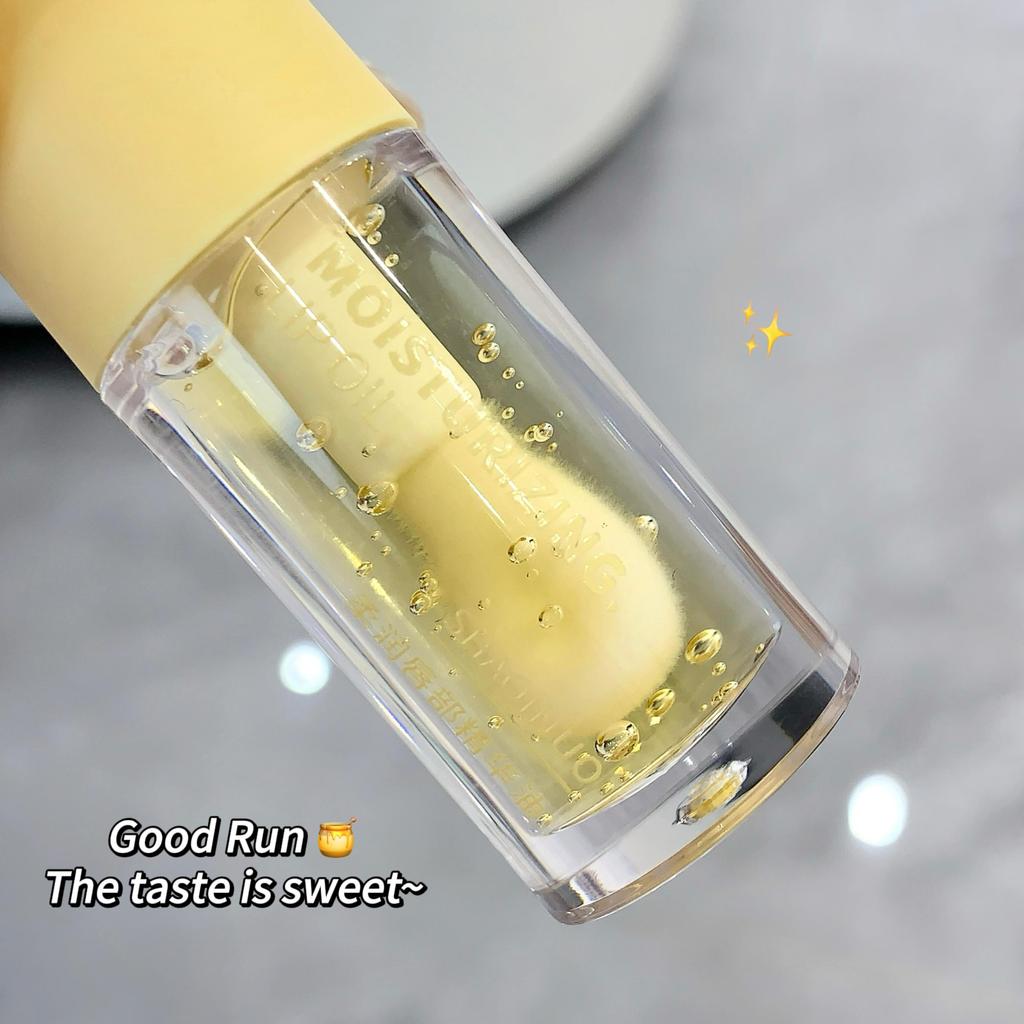 SHAQINUO Soft Lip Essence Oil Erfrischende, feuchtigkeitsspendende, nicht klebrige Lippenbasis, Lippenstift, Lippenhonig