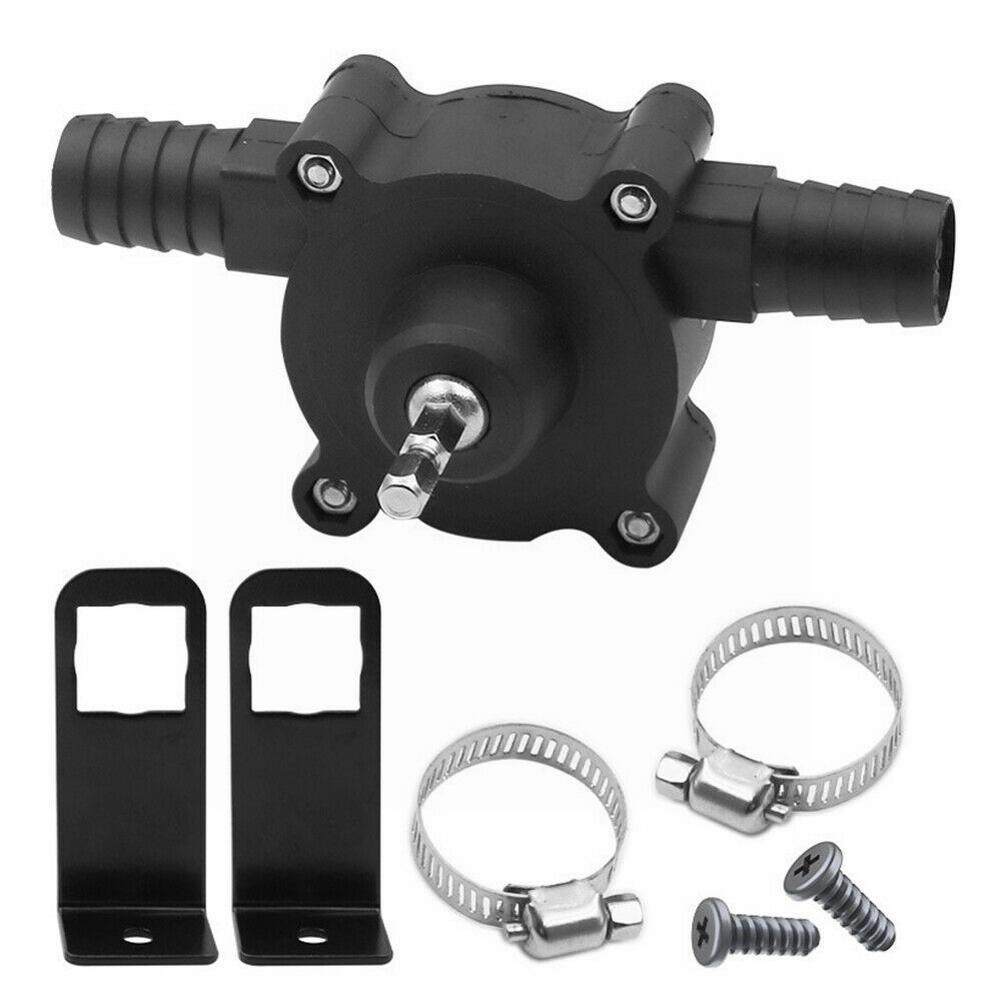 Black Drill Pump Drill Pump Hose Clamp Plastic Accessories