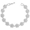 ZHUKOU 8 styles Gold Women's Bracelet CZ Crystal Zircon Shiny Bracelet Women Jewelry VL143