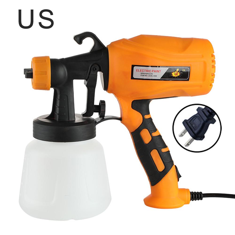 

Электрический краскопульт мощностью 500 Вт с 4 размерами сопел, 900 куб. см, HVLP, мощный автоматический и бытовой краскораспылитель с контролем расхода, простое распыление