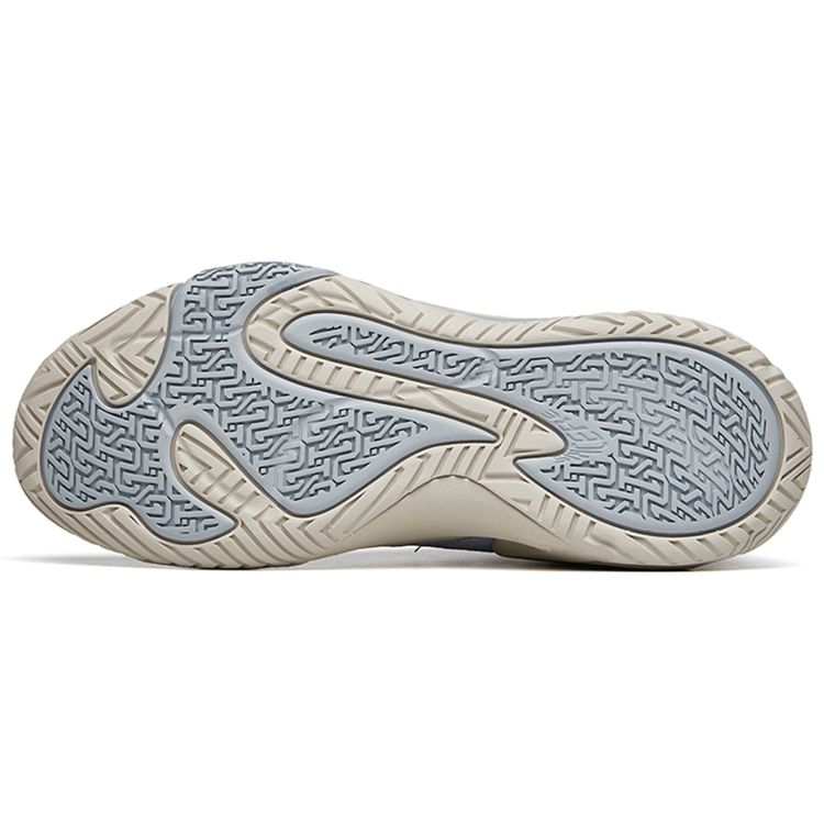 Anta Air Space 3 Non-Slip Wear-Resistant Low-Top Basketball Shoes Men Sneakers Gray 112211608-1