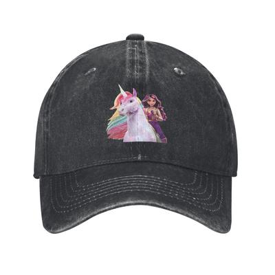 Unicorn Academy Sophia Wildstar Cappellino in Tessuto Denim Cappellini da Baseball Casual Cappellino Regolabile Estivo Cappellini da Baseball Unisex