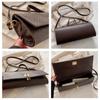 Design di nicchia personalizzato, Stile casual occidentale, Semplice monospalla, Tendenza casual, Borsa da donna, Borsetta quadrata piccola alla moda