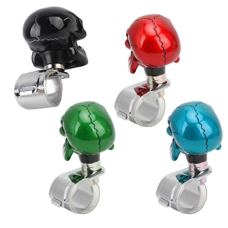 Skull Steering Wheel Knob Suicide Power Handle for Cars Trucks Tractors Boats Steering Wheel Knob