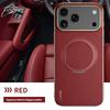 Cuir Magnétique pour Coque Magsafe pour 18 17 Pro Max Air 17Pro 18Pro Anneau Luxe Protection Objectif Support Coque Arrière de Téléphone