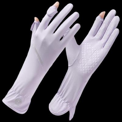 Ice Silk Summer Touchscreen Cycling and Driving Gloves