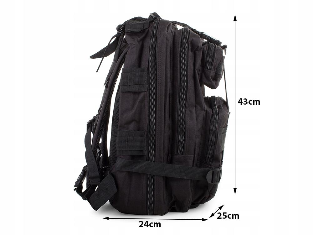 3P Military Backpack Black (50) Gab_B