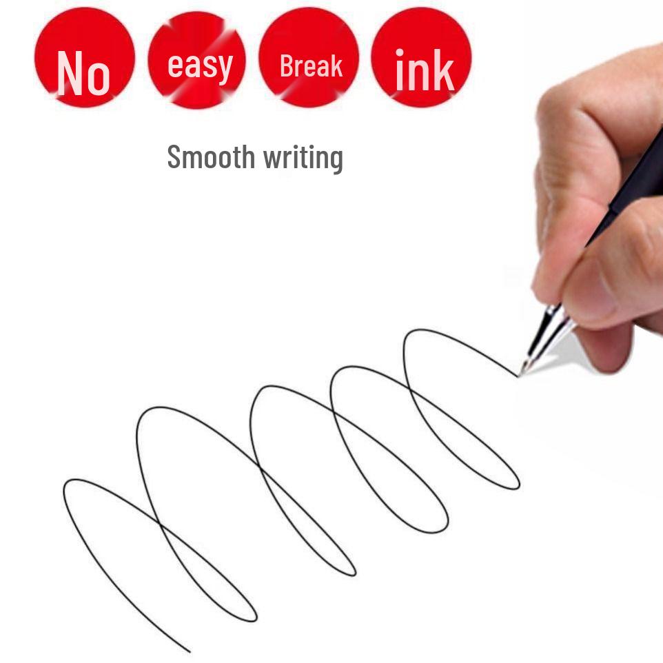 GP380 Frosted 0.5mm Black Pen: Ballpoint & Fountain Signature, Creative Student Stationery.
