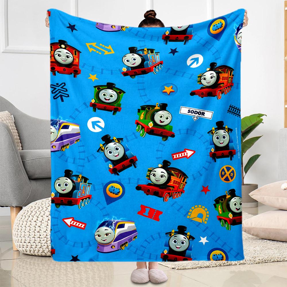 Thomas Friends Adventure Blanket Warmthful Decor Great for Office Bedding Bed for All Seasons Warmthful Decor Gifts For Family Or Friends