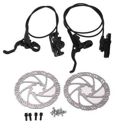 Mountain Bikes Disc Brake Set Alloy Powerful Braking Sensitive Bikes Hydraulic Disc Brake Lever Kit