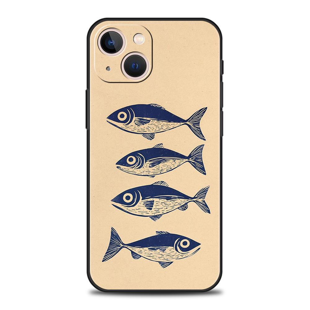 Luxury TPU Soft Phone Case For iPhone 17 Air 16E 16 11 15 14 Pro MAX 12 13 7 8 Plus X XR XS SE 2022 Cover Sardines Canned